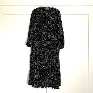 Zara polka dot dress